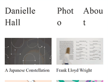 Tablet Screenshot of daniellehalldesign.com